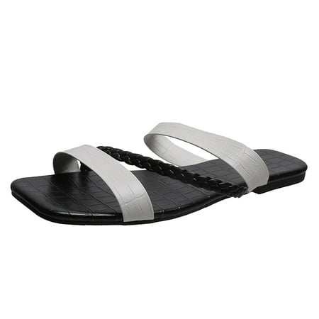 Wmkox8yii Women s Flat Sandals Summer Shoes Beach Casual Slip-on Breathable Roman Style Straps Slippers
Wmkox8yii Women s Flat Sandals Summer Shoes Beach Casual Slip-on Breathable Roman Style Straps Slippers