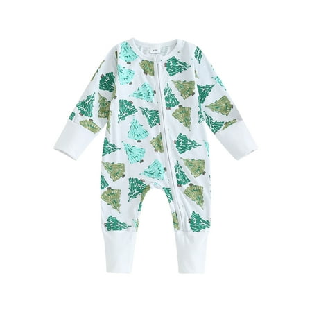 Christmas Baby Boy Girl Zipper Onesie Romper Newborn Long Sleeve Santa Claus Print Zip Up Fall Jumpsuit
Christmas Baby Boy Girl Zipper Onesie Romper Newborn Long Sleeve Santa Claus Print Zip Up Fall Jumpsuit