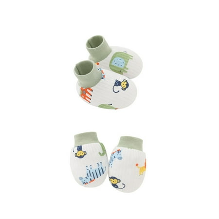 2 Pair Baby Newborn Soft Cotton Face for Protection Gloves Foot Cover Set Anti Scratch Mittens Socks Kit for Toddlers Boys Girls Shower Gifts
2 Pair Baby Newborn Soft Cotton Face for Protection Gloves Foot Cover Set Anti Scratch Mittens Socks Kit for Toddlers Boys Girls Shower Gifts
