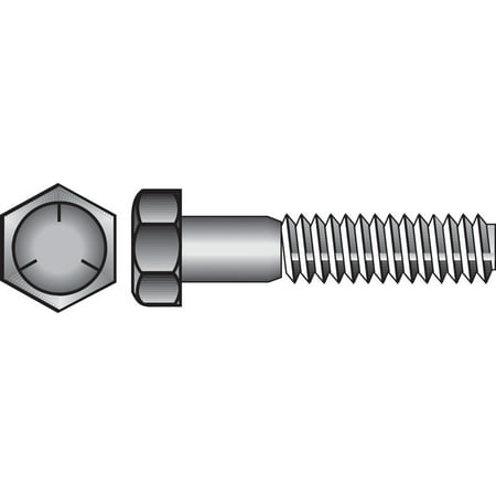 Hillman 5/16 Heat Treated Zinc Steel Hex Head Cap Screw
