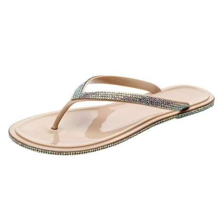 Tangnade Ladies daily all-match casual shoes Womens Flip-Flops Non-Slip Breathable Flats Open Toe Shoes Light Casual Slippers Beige 39
Tangnade Ladies daily all-match casual shoes Womens Flip-Flops Non-Slip Breathable Flats Open Toe Shoes Light Casual Slippers Beige 39