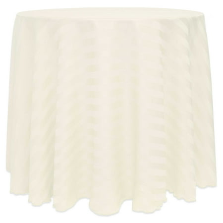 Ultimate Textile (5 Pack) Satin-Stripe 90-Inch Round Tablecloth - for Wedding and Catering Hotel or Home Dining use Ivory Cream
Ultimate Textile (5 Pack) Satin-Stripe 90-Inch Round Tablecloth - for Wedding and Catering Hotel or Home Dining use Ivory Cream