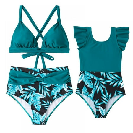 Sunwukong Family Matching Swimsuits for Mom and Daughter One Piece Bathing Suit Girls Bikini Solid Color Swimwear
Sunwukong Family Matching Swimsuits for Mom and Daughter One Piece Bathing Suit Girls Bikini Solid Color Swimwear