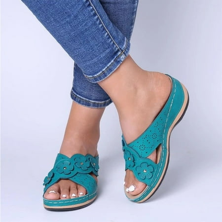 Women s Ladies Fashion Casual Floral Sandals Wedges Shoes Outdoor Slippers Womens Cross Band Slippers Soft Plush Furry Memory Foam House Slippers for Women Boiled Wool Slippers Women Womens Slippers
Women s Ladies Fashion Casual Floral Sandals Wedges Shoes Outdoor Slippers Womens Cross Band Slippers Soft Plush Furry Memory Foam House Slippers for Women Boiled Wool Slippers Women Womens Slippers