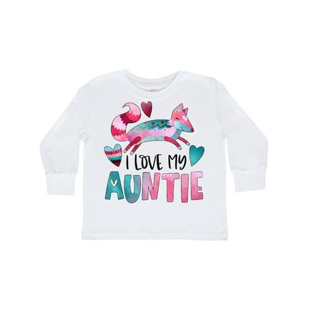 Inktastic I Love My Auntie Pink and Blue Fox with Hearts Gift Toddler Boy or Toddler Girl Long Sleeve T-Shirt
Inktastic I Love My Auntie Pink and Blue Fox with Hearts Gift Toddler Boy or Toddler Girl Long Sleeve T-Shirt
