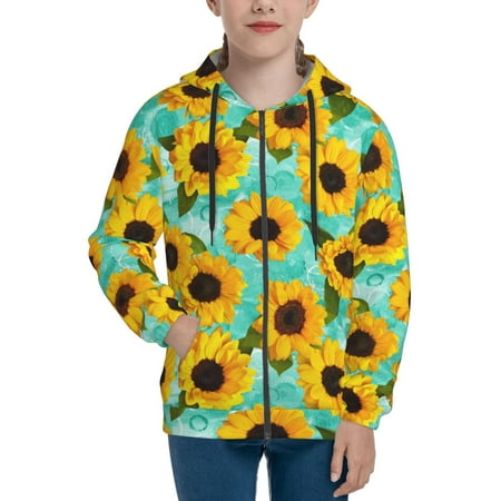Hoodies for Women Sunflowers With Green Leaves Long Sleeve Sweatshirt Drawstring Zip Up Hoodie with Pockets Teen Girl Clothes
Hoodies for Women Sunflowers With Green Leaves Long Sleeve Sweatshirt Drawstring Zip Up Hoodie with Pockets Teen Girl Clothes