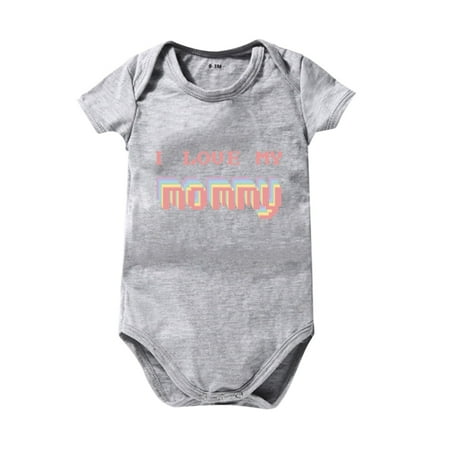 Onesie Baby Jumpsuit Boys Girls Cartoon Color Printing I LOVE MY Print Short Sleeved Crawl Clothes Summer Solid Color 0 To 24 Months Kids Baby Bodysuit
Onesie Baby Jumpsuit Boys Girls Cartoon Color Printing I LOVE MY Print Short Sleeved Crawl Clothes Summer Solid Color 0 To 24 Months Kids Baby Bodysuit