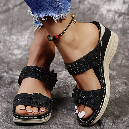QWZNDZGR Crystal Wedge Slippers Women Summer 2022 Fashion Flower Platform Sandals Woman Plus Size 43 Thick Bottom Beach Shoes Flip Flops
QWZNDZGR Crystal Wedge Slippers Women Summer 2022 Fashion Flower Platform Sandals Woman Plus Size 43 Thick Bottom Beach Shoes Flip Flops