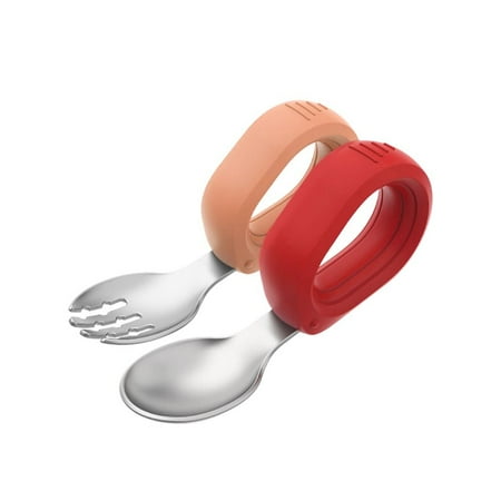Portable Feeding Fork Stainless Steel Children s Cutlery Infant Dinnerware Eating Training Spoon Children Tableware Short Spoon Fork Set RED&PINK
Portable Feeding Fork Stainless Steel Children s Cutlery Infant Dinnerware Eating Training Spoon Children Tableware Short Spoon Fork Set RED&PINK