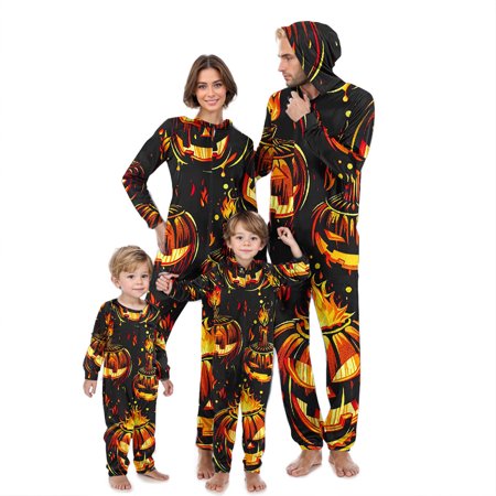 Busydd Family Matching Halloween Pajamas Set Cute Pumpkin Print Holiday Pajamas Casual Long Sleeve Zipper Hood Sleepwear Jumpsuit Family Halloween Pajamas for Men/Women/Kids/Baby
Busydd Family Matching Halloween Pajamas Set Cute Pumpkin Print Holiday Pajamas Casual Long Sleeve Zipper Hood Sleepwear Jumpsuit Family Halloween Pajamas for Men/Women/Kids/Baby