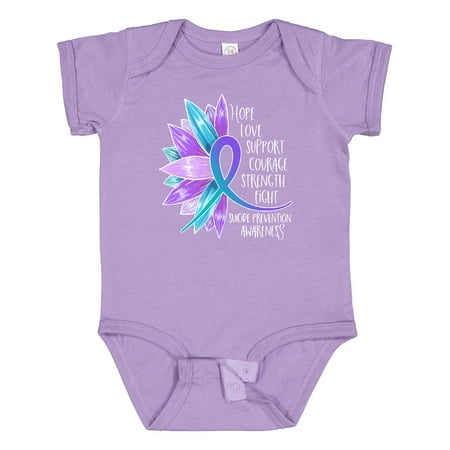 Inktastic Suicide Prevention Awareness Purple Teal Sunflower Ribbon Gift Baby Boy or Baby Girl Bodysuit
Inktastic Suicide Prevention Awareness Purple Teal Sunflower Ribbon Gift Baby Boy or Baby Girl Bodysuit