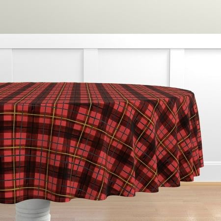 Cotton Sateen Tablecloth 90 Round - Red Tartan Plaid Holiday Christmas Vintage Style Festive Print Custom Table Linens by Spoonflower
Cotton Sateen Tablecloth 90 Round - Red Tartan Plaid Holiday Christmas Vintage Style Festive Print Custom Table Linens by Spoonflower