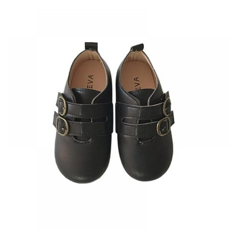 RETAP Boy s And Girls Fashion Bean-bean Shoes Retro British Shoes Soft Leather Spring