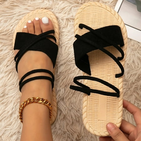 〖Yilirongyumm〗 Black 40 Sandals Women Sandals For Women Elastic Casual Bohemian Sandals Minimalist Cross Strap Slides Beach Shoes Slippers
〖Yilirongyumm〗 Black 40 Sandals Women Sandals For Women Elastic Casual Bohemian Sandals Minimalist Cross Strap Slides Beach Shoes Slippers