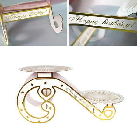 2 tier cake stand 2 Tier Bronzing Paper Cake Storage Rack Dessert Display Stand Birthday Party Supplies for Afternoon Tea Wedding (Golden)
2 tier cake stand 2 Tier Bronzing Paper Cake Storage Rack Dessert Display Stand Birthday Party Supplies for Afternoon Tea Wedding (Golden)