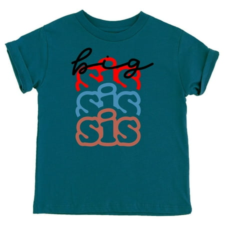 Olive Loves Apple Colorful Big Sister Stacked Shirt for Baby and Toddler Girls Sibling Outfits Oceanside Shirt 2T
Olive Loves Apple Colorful Big Sister Stacked Shirt for Baby and Toddler Girls Sibling Outfits Oceanside Shirt 2T