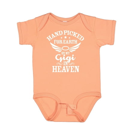 Inktastic Handpicked for Earth by My Gigi in Heaven with Angel Wings Gift Baby Boy or Baby Girl Bodysuit
Inktastic Handpicked for Earth by My Gigi in Heaven with Angel Wings Gift Baby Boy or Baby Girl Bodysuit