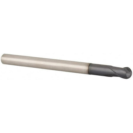 Accupro 1/4 Diam 1/4 LOC 2 Flute Solid Carbide Ball End Mill TiAlN Finish Single End 3-1/8 OAL 1/4 Shank Diam Spiral Flute
Accupro 1/4 Diam 1/4 LOC 2 Flute Solid Carbide Ball End Mill TiAlN Finish Single End 3-1/8 OAL 1/4 Shank Diam Spiral Flute