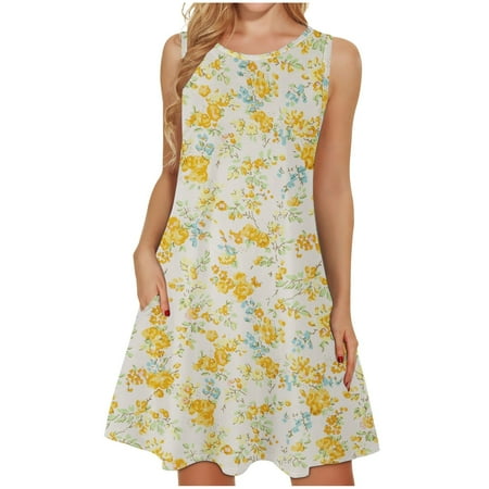 Women s Summer Dresses 2023 Boho Floral Print Beach Sleeveless Mini Dress Beach Tank Sundresses
Women s Summer Dresses 2023 Boho Floral Print Beach Sleeveless Mini Dress Beach Tank Sundresses