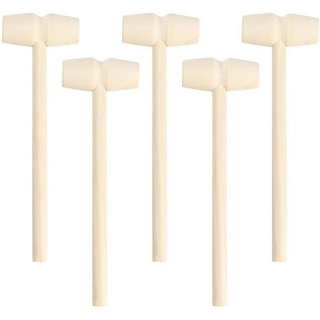WELPET 24 Pieces Wooden Crab Mallet Seafood Shellfish Wood Cracker Mini Wood Hammer Shell Cracker for Seafood Lobster
WELPET 24 Pieces Wooden Crab Mallet Seafood Shellfish Wood Cracker Mini Wood Hammer Shell Cracker for Seafood Lobster