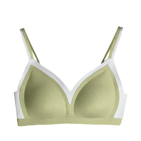 fanshao Women Bras Contrast Colors Thin Wire Free Padded Soft Push Up Elastic Back Closure Lady Brassieres for Daily Wear
fanshao Women Bras Contrast Colors Thin Wire Free Padded Soft Push Up Elastic Back Closure Lady Brassieres for Daily Wear
