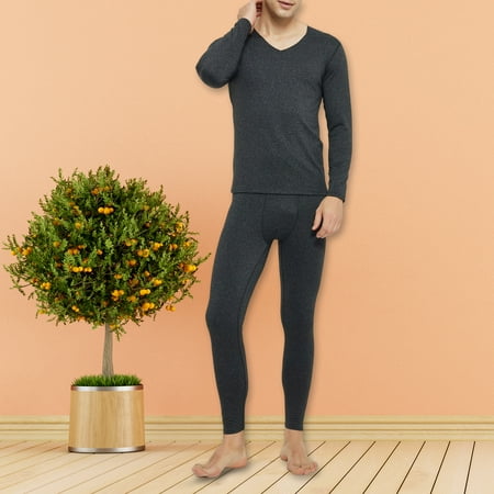 Beechoice 2Pcs/Set Thermal Underwear for Men Fleece Base Layer Top & Bottom Set Insulated Long Johns for Cold Weather Hunting
Beechoice 2Pcs/Set Thermal Underwear for Men Fleece Base Layer Top & Bottom Set Insulated Long Johns for Cold Weather Hunting