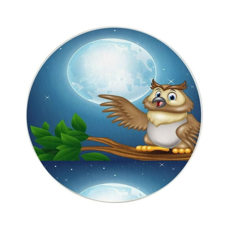 Circular Drink Coasters Set Cartoon Owl Branch Night Geometric Beautiful Home Decor Diatomite Heat-Resistant Diatomite Protect Table Countertop
Circular Drink Coasters Set Cartoon Owl Branch Night Geometric Beautiful Home Decor Diatomite Heat-Resistant Diatomite Protect Table Countertop