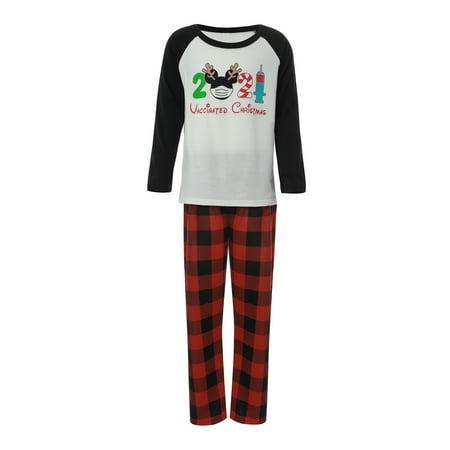 Ehfomius Christmas Family Matching Parent-Child Holiday Pajamas Christmas 2021 Special Year Cartoon Pattern Plaid Classic Round Neck
Ehfomius Christmas Family Matching Parent-Child Holiday Pajamas Christmas 2021 Special Year Cartoon Pattern Plaid Classic Round Neck