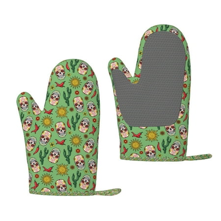 Lukts Vintage Sugar Skull for Silicone Anti-Scalding Gloves Kitchen Lanyard Gloves for Grilling Baking Cooking
Lukts Vintage Sugar Skull for Silicone Anti-Scalding Gloves Kitchen Lanyard Gloves for Grilling Baking Cooking