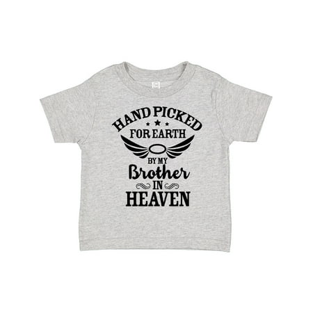 Inktastic Handpicked for Earth by My Brother in Heaven Angel Wings Gift Toddler Boy or Toddler Girl T-Shirt
Inktastic Handpicked for Earth by My Brother in Heaven Angel Wings Gift Toddler Boy or Toddler Girl T-Shirt