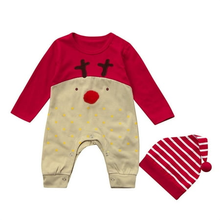 QWERTYU Newborn Infant Baby Toddler with Hat Set Clothes Romper for Girl Boy Winter Warm Knitted Long Sleeve Jumpsuit 0-24M Red 90
QWERTYU Newborn Infant Baby Toddler with Hat Set Clothes Romper for Girl Boy Winter Warm Knitted Long Sleeve Jumpsuit 0-24M Red 90