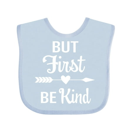 Inktastic But First Be Kind with Heart Arrow in White Gift Baby Boy or Baby Girl Bib
Inktastic But First Be Kind with Heart Arrow in White Gift Baby Boy or Baby Girl Bib