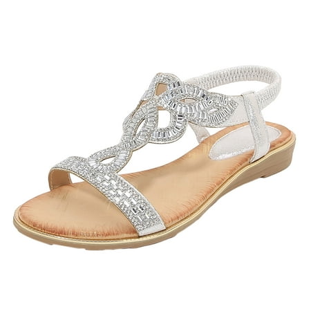 Ladies Summer Fashion Hollow Strap Sandals for Women Rhinestone Flat Bottom Bohemian Born inlet Sandals for Women Comfortable Large Size Beach Yoga Sandals Women Shoes Sandals
Ladies Summer Fashion Hollow Strap Sandals for Women Rhinestone Flat Bottom Bohemian Born inlet Sandals for Women Comfortable Large Size Beach Yoga Sandals Women Shoes Sandals