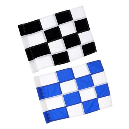 Set Of 2pcs Golf Putting Solid Practice Flags With Tube