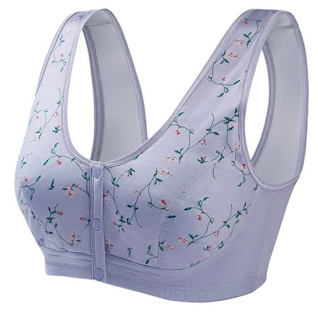 SIEYIO Fashion Front Button Underwear Women Comfortable Cotton Brasieres Vest-type Middle-aged Wire Free Bras Bralette Tops
SIEYIO Fashion Front Button Underwear Women Comfortable Cotton Brasieres Vest-type Middle-aged Wire Free Bras Bralette Tops