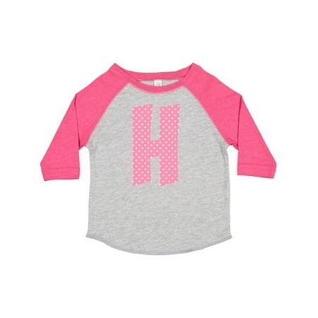 Inktastic Pink and White Polka Dots Letter H Gift Toddler Boy or Toddler Girl T-Shirt
Inktastic Pink and White Polka Dots Letter H Gift Toddler Boy or Toddler Girl T-Shirt