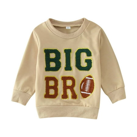 Rgdypko Boys Casual Long Sleeve Sweatshirt Tops Toddler Cartoon Rugby Football Embroider T Shirt Pullover Relaxed Fit Tops
Rgdypko Boys Casual Long Sleeve Sweatshirt Tops Toddler Cartoon Rugby Football Embroider T Shirt Pullover Relaxed Fit Tops