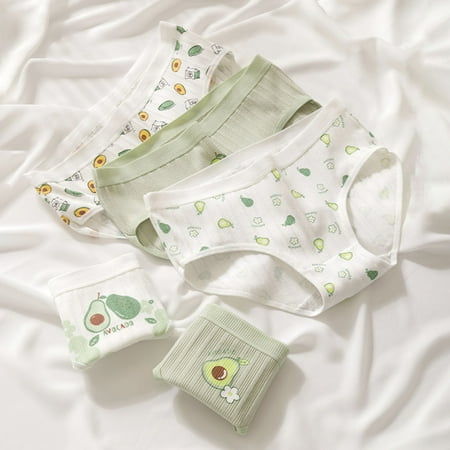 Jiaroswwei 5Pcs Women Briefs Fruit Print High Stretch Ladies Stretchy Bow-knot Underpants for Daily Wear
Jiaroswwei 5Pcs Women Briefs Fruit Print High Stretch Ladies Stretchy Bow-knot Underpants for Daily Wear