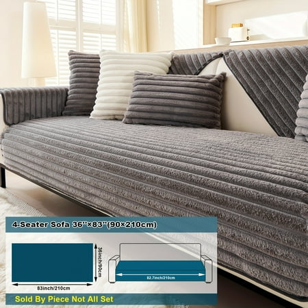 PORK Luxurious Faux Rabbit Fur Sofa Slipcover - Thick Plush Non-Slip Couch Cover For Pet Protection & Home Decor - Perfect For Living Room Bedroom Office HOME
PORK Luxurious Faux Rabbit Fur Sofa Slipcover - Thick Plush Non-Slip Couch Cover For Pet Protection & Home Decor - Perfect For Living Room Bedroom Office HOME
