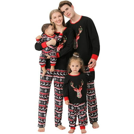 JBEELATE Family Matching Christmas Pajamas Set Baby Romper Reindeer Snowflake Loungwear
JBEELATE Family Matching Christmas Pajamas Set Baby Romper Reindeer Snowflake Loungwear