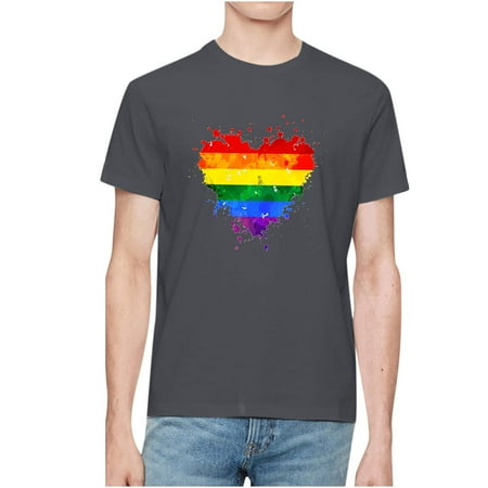 LWZWM Men s Fishing Shirts Fitness Tops Short Sleeve Valentine s Day Rainbow Flag Heart Print Round Neck Pullover Exercise Tops Dressy Tops Camp T-Shirt Bra Cami Tank Bra Dark Gray XXXL
LWZWM Men s Fishing Shirts Fitness Tops Short Sleeve Valentine s Day Rainbow Flag Heart Print Round Neck Pullover Exercise Tops Dressy Tops Camp T-Shirt Bra Cami Tank Bra Dark Gray XXXL