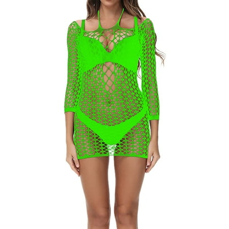BSDHBS Underwear Women Lingerie Fishing Net Women Thin Summer Fishing Net Net Pajamas Green One Size
BSDHBS Underwear Women Lingerie Fishing Net Women Thin Summer Fishing Net Net Pajamas Green One Size
