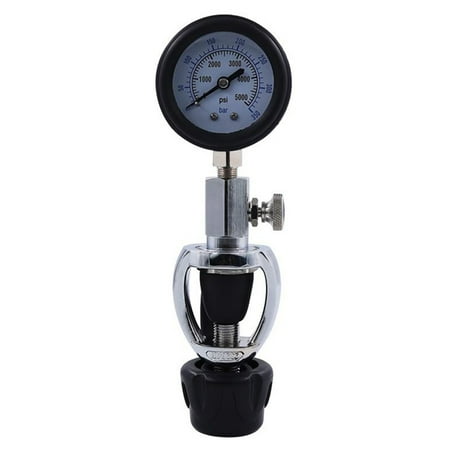 Scuba Diving Yoke Tank Pressure Checker 5000 350 BAR Scuba Diving Accessories
