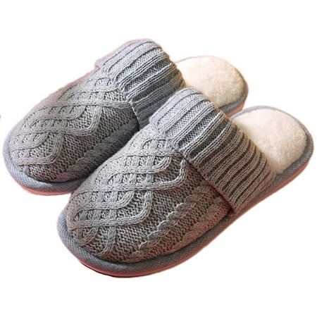 PIKADINGNIS Women Knitted Plush Fleece Slippers Warm Winter Memory Foam Slipper Indoor Outdoor Home Shoes
PIKADINGNIS Women Knitted Plush Fleece Slippers Warm Winter Memory Foam Slipper Indoor Outdoor Home Shoes