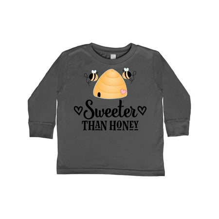 Inktastic Honey Bee Girls Cute Gift Toddler Toddler Girl Long Sleeve T-Shirt