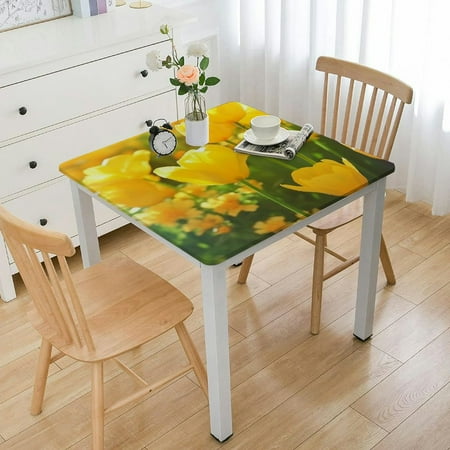 Facannap Flowers Sunshine Square Table Cover Oil Resistant Wear Resistant Reusable Desktop Protection Table Cloth 100% Polyester Fiber 46*46
Facannap Flowers Sunshine Square Table Cover Oil Resistant Wear Resistant Reusable Desktop Protection Table Cloth 100% Polyester Fiber 46*46
