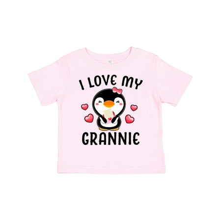 Inktastic I Love My Grannie with Cute Penguin and Hearts Gift Toddler Toddler Girl T-Shirt
Inktastic I Love My Grannie with Cute Penguin and Hearts Gift Toddler Toddler Girl T-Shirt