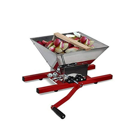 SQUEEZE master Fruit Apple Wine Classic Crusher -7 Litre/1.8Gallon Manual Grinder- Large Stainless Steel-Red
SQUEEZE master Fruit Apple Wine Classic Crusher -7 Litre/1.8Gallon Manual Grinder- Large Stainless Steel-Red