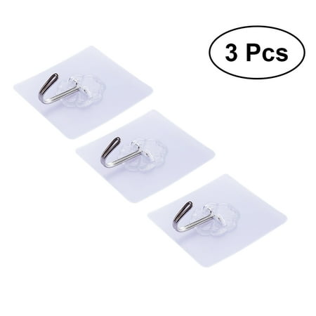 3pcs Waterproof Strong Adhesive Wall Hook Transparent Hooks Seamless Stick Hook Kitchen Wall Hanger
3pcs Waterproof Strong Adhesive Wall Hook Transparent Hooks Seamless Stick Hook Kitchen Wall Hanger