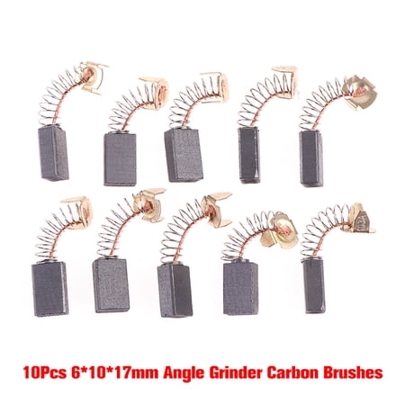 10Pcs Angle Grinder Carbon Brushes 6*10*17mm Power Tool Motors Spare Parts
10Pcs Angle Grinder Carbon Brushes 6*10*17mm Power Tool Motors Spare Parts